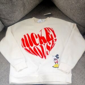 Disney Mickey Mouse Cream Sweater